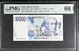 Italy 10000 Lire 1984 P 112 a Ciampi & Stevani Gem UNC PMG 66 EPQ