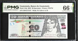 Guatemala 20 Quetzales 2023 P 124 j Gem UNC PMG 66 EPQ