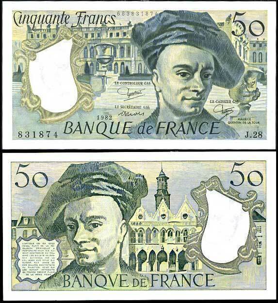 FRANCE 50 FRANCS 1982 P 152 AU-UNC