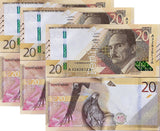 Peru 20 Soles 2019 P 197 UNC LOT 3 PCS