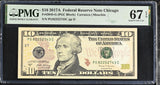 United States 10 Dollars USA 2017A P 545B G Chicago Superb Gem UNC PMG 67 EPQ