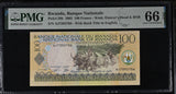 Rwanda 100 Francs 2003 P 29 b Gem UNC PMG 66 EPQ