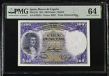 Spain 100 Peseta 1931 P 83 Choice UNC PMG 64