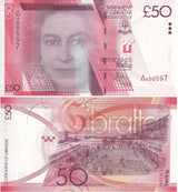 Gibraltar 50 Pounds 2019 Prefix A/AA P 38 UNC