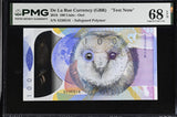 TEST NOTE DE LA RUE TDLR 100 Units 2016 Polymer OWL Superb Gem UNC PMG 68 EPQ