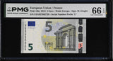 Euro 5 Euro France 2013 P 20 u Gem UNC PMG 66 EPQ