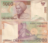 Indonesia 5000 Rupiah 2015 P 142 o UNC