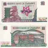Zimbabwe 10 Dollars 1997 P 6 UNC