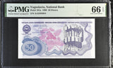 Yugoslavia 50 Dinara 1990 P 101 a Gem UNC PMG 66 EPQ