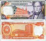 Venezuela 50 Bolivares 1995 P 65 e UNC