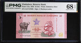 Zimbabwe 10 Zig 2026 P 115 a Superb Gem UNC PMG 68 EPQ TOP POP