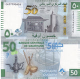 Mauritania 50 Ouguiya 2023 Commemorative Series C P 28 new UNC W/Folder
