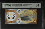 Qatar 22 Riyals 2022 FIFA World Cup Comm. P 39 a Choice UNC PMG 64
