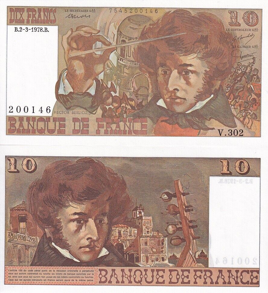 France 10 Francs 1978 P 150 c AUnc