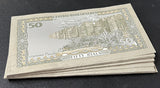 Yemen 50 Rials 1993 P 27A Mixed Signs UNC LOT 100 PCS 1 Bundle