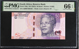 South Africa 50 Rand ND 2023 P 150 a Gem UNC PMG 66 EPQ