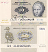 Denmark 10 Kroner 1977 P 48 g UNC