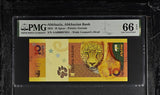 ABKHAZIA 10 Apsar 2024 Leopard #AA 000087654 Gem UNC PMG 66 EPQ