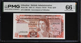 Gibraltar 1 Pound 1983 P 20 c Gem UNC PMG 66 EPQ QEII, Thomas de la Rue