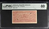 Indonesia 1/2 Rupiah 1947 P 25 XF Extremely Fine PMG 40