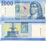 Hungary 1000 Forint 2024 MINT Overprint Specimen P 203 UNC ,Hercules fountain