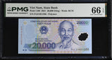 Vietnam 20000 Dong 2021 P 120 l Gem UNC PMG 66 EPQ