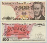 Poland 100 Zlotych 1976 P 143 b UNC ,Ludwik Warynski, Narodowy Bank Polski