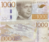 Sweden 1000 Kronor ND 2015 P 74 AUnc