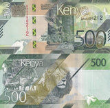 Kenya 500 Shillings 2024 P 55 NEW UNC