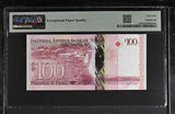 Tonga 100 Pa'anga ND 2008 P 43 Superb Gem UNC PMG 69 EPQ Top Pop