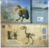 ICE AGE 9 ICE DOLLARS 2015 PAPER TITANIS BIRD Fantasy
