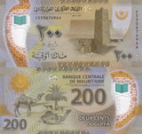 Mauritania 200 Ouguiya 2017 P 24 Polymer UNC