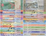 Venezuela Set 34 UNC 2 - 1 Million Bolivare Digitales 2013-2024 P 88-121 FullSET