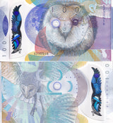 TEST NOTE DE LA RUE TDLR 100 Units 2016 Polymer OWL