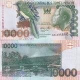 Saint Thomas & Prince 10000 Dobras 2013 P 66 d AUnc