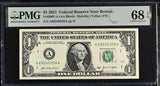 United States 1 Dollar Usa 2021 P 549 A Boston Superb Gem UNC PMG 68 EPQ Top Pop