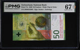 Switzerland 50 Franken 2020 P 77 e Superb Gem UNC PMG 67 EPQ