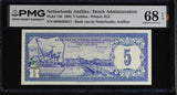 Netherlands Antilles 5 Gulden 1984 P 15 b Superb Gem UNC PMG 68 EPQ