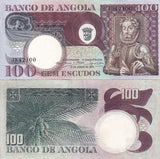 Angola 100 Escudos 1973 P 106 XF/AU