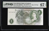 Great Britain 1 Pound ND 1970-1977 P 374 g Superb Gem UNC PMG 67 EPQ