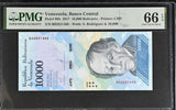 Venezuela 10000 Bolivares 2017 P 98 b Gem UNC PMG 66 EPQ