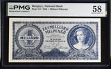 Hungary 1 Milliard Milpeng 1946 P 131 Choice About UNC PMG 58
