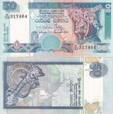 Sri Lanka 50 Rupees 2001 P 110 b UNC