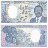 Cameroun 1000 Francs 1988 P 26 a UNC