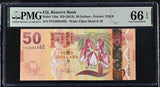 Fiji 50 Dollars ND 2013 P 118 a Gem UNC PMG 66 EPQ