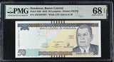 Honduras 50 Lempiras 2019 P 104 b Superb Gem UNC PMG 68 EPQ TOP POP