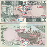 Somalia 10 Shillings 1987 P 32 c UNC