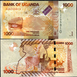 Uganda 1000 Shillings 2010 P 49 UNC