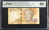 South Africa 20 Rands ND 2012 P 134 a Gem UNC PMG 66 EPQ