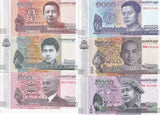 Cambodia Set 6 UNC 100 200 500 - 5000 Riels 2014/2022 P 65 65A 66 67 67A 68